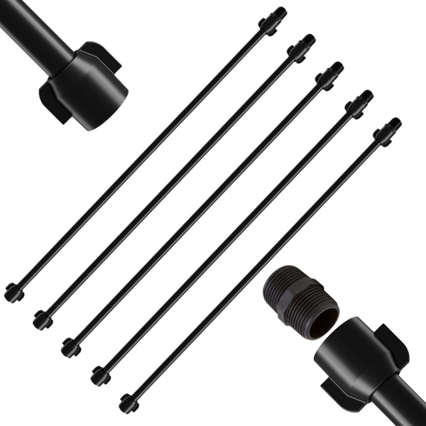 Engate Mangueira Flexível Para Descarga 40cm X 1/2" Preto | A